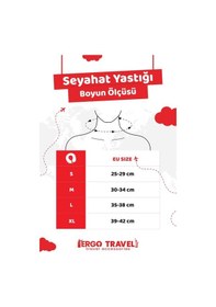 Resim Viscofoam Lux Ortopedik Seyahat Yastığı Visco Boyun Destekli Seyahat Yastığı - Siyah Ergo Travel 