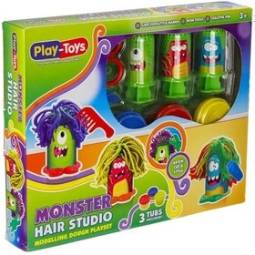 Resim Monster Hair Studio Oyun Hamuru Oyun Seti Çok Renkli 