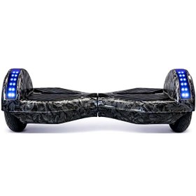 Resim Citymate Smart Balance Elektrikli Kaykay Hoverboard 8.5" Akıllı Dengeli Ledli Bluetooth Hoparlörlü Antrasit 
