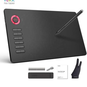 Resim veikk A15 Pro 10" Zoomuyumlu 8192lvl.5080lpı Grafiktablet+kalem-siyah 