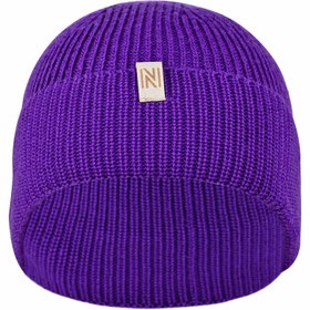 Resim NORWICK %70 Merino Yünü Çocuk Beresi Mor - Standart 
