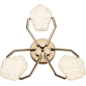 Resim Matiz 3'lü Gold Plafonyer Led Avize Gold 