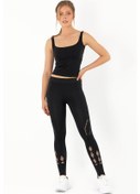 Resim Miofit File Detaylı Seamless Spor Tayt 