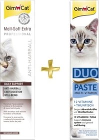 Resim Gimcat Malt Soft 100 G + Ton Balıklı Multivitamin 50 G 