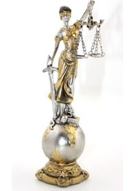 Resim Periboia Polyester Adalet Figürü 