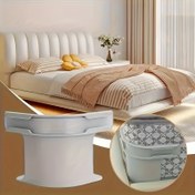 Resim 1/4/8/12 adet C-Tipi Bağlantı + 1/4/8/12 adet Şeffaf Kaymaz Şeritli Yatak Örtüsü Bağlantı Yeni Yatak Örtüsü Kaymaz ve Yer Değiştirmez Artaftır Klips Gerektirmez Görünmez Toka Dört Köşe Sabitleme 