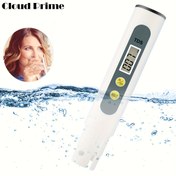 Resim Cloud Prime TDS-M2 Dijital Su Kalitesi Ölçer - 0-9990ppm Ölçüm Aralığı, Yüksek Hassasiyet 0.1, LCD Ekranlı Taşınabilir, Pil ile Çalışan, Beyaz Plastik, Doğru İçme Suyu Analizi için 
