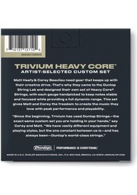 Resim Jim Dunlop TVMN1052 Trivium El Nkl Set Elektro Gitar Teli (10/52) 