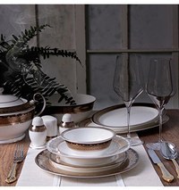 Resim Wanelli Cio Brown 60 Parça Yemek Takımı 