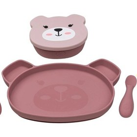 Resim Tum Tum Silikon Beslenme Seti 7 Parça - Betsy Bear 