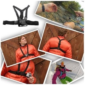 Resim Gplus GP26 Aksiyon Kamera Uyumlu Göğüs Kemeri Siyah 