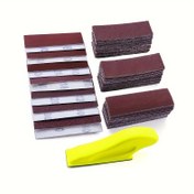 Resim 15/36 adet/71 adet El Zımparalama Makinesi Kiti: 8.89cm x 2.54cm Mini Detay Zımparalama Bloğu Ahşap ve Metal Projeleri için (80-600 Taneli Islak/Kuru Zımpara, Yapışkanlı Arka Zımpara) 