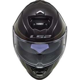 Resim Ls2 Storm 2 Velvet Full Face Motosiklet Kaskı Gökkuşağı Vizörlü 