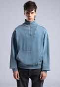 Resim Yıkamalı Sweatshirt 