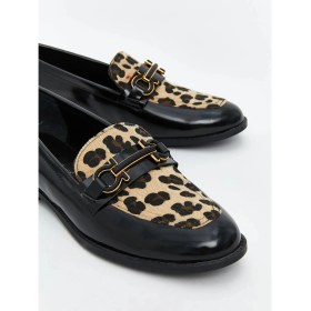 Resim Lc Waikiki Yeni Sezon Leopar Desenli Kadın Loafer Ayakkabı 