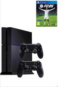 Resim Sony Playstation 4 Mat Kasa 500 Gb+ (yenilenmiş) +2. Ps4 Kol + Fifa 2025 Cd 
