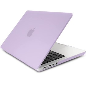 Resim Codegen Apple 16\ Macbook Pro M1 A2485 Mor Kılıf Koruyucu Kapak 