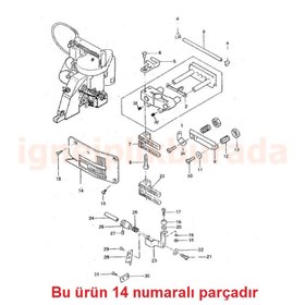 Resim Çuval Ağzı Dikiş Makinesi Plakası 244122 