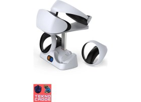 Resim Beboncool TP5-2515 Ps5 Playstation Vr2 Sanal Gerçeklik Gözlüğü Dock Psvr2 Tutucu Şarj Stand 