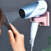 Resim Jsuqisu Duvara Monte Saç Kurutma Makinesi Tutucu Banyo Saç Kurutma Makinesi Kanca Ev Abs Depolama Rafı (Yurt Dışından) 