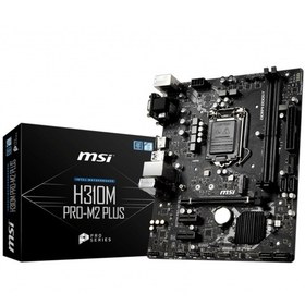 Resim MSI H310 H310M PRO-M2 PLUS DDR4 SATA3 M2 PCIe NVME HDMI DVI PCIe 16X v2.0 1151p v2 mATX MSI H310 H310M PRO-M2 PLUS DDR4 SATA3 M2 PCIe NVME HDMI DVI PCIe 16X v2.0 1151p v2 mATX