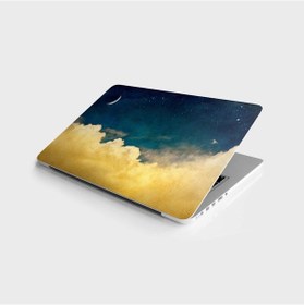 Resim Laptop Sticker Bilgisayar Notebook Pc Kaplama Etiketi Suluboya Ay 