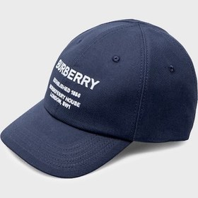 Resim Burberry Çocuk Şapka 8049541 Mıdnıght Navy/chk Lacivert Lacivert 