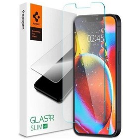 Resim Spigen İphone 13 Mini Cam Ekran Koruyucu Glas.tr Slim Hd - Agl03403 