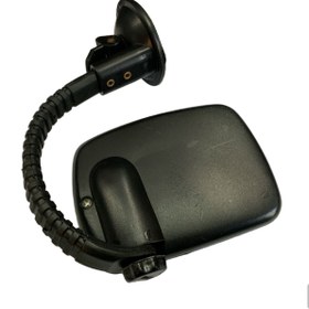 Resim gcstore 1 Adet Siyah Kör Nokta Tv Tip Ayna Vantuzlu Sipral 19Cm Ayaklı 