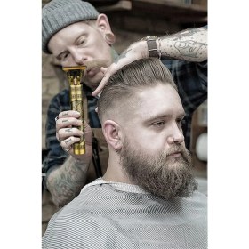 Resim Budha Motifli Şarjlı Alüminyum Gövdeli Tıraş Makinesi 