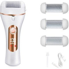 Resim Moveevo Elektrikli Ayak Bileyici Pedikür Otomatik Şarj Edilebilir Pedikür Pedikür Makinesi Altın 