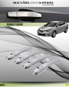 Resim ACK Dizayn PEUGEOT 3008 2016+ ARACA ÖZEL KROM KAPI KOLU PASLANMAZ ÇELİK A+ 
