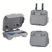 Resim 2-in-1 Ekran Koruyucu Güneşlik Kabuk DJI RC/RC 2 Uzaktan Kumanda Koruma Kılıfı DJI Air 3/Mini 3 Pro/Mavic 3/Mini 4 Pro Için 