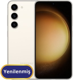 Resim Samsung S23 Yenilenmiş TR Garanti | 256 GB 8 GB Krem 