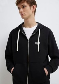 Resim Mavi Logo Baskılı Fermuarlı Sweatshirt 0S10557-900 