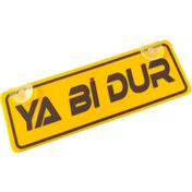 Resim Genel Markalar Ya Bi Dur Sari Dekor Plaka Vantuzlu Cam Susu 22X7 5Cm 