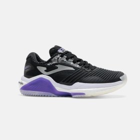Resim Joma PICKLS2601 Picklet Sert Kort Kadın Tenis ve Pickleball Ayakkabısı Siyah/Mor 