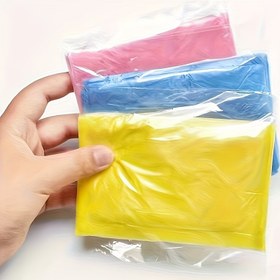 Resim 10 adet Unisex Tek Kullanımlık Yağmurluk Seyahat, Yürüyüş, Balıkçılık, Kamp, Taşınabilir Sıkıştırılmış Açık Hava Yağmurlukları için Yetişkinler için Uygun 