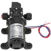 Resim 12v Dc Su Pompası 70w 6a Kendinden Emişli Yüksek Basınçlı Deniz, Karavan Ve Dış Mekan Kullanımı İçin Siyah 