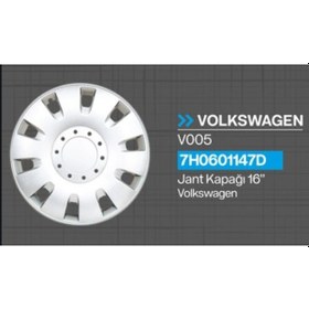 Resim Volkswagen 16" Jant Kapağı Takımı 4 Adet 7h0601147d 