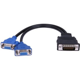 Resim Dms 59 Vga Çevirici 59 Pin Dvi Vga Kablo 59 Pin Dvi 2x Vga Kablo 