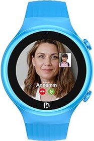 Resim HERŞEYBURDAMODA Wiky Watch 5S Çocuk Akıllı Saat - Görütülü Arama, Gps, Sos, Sağlık Takibi, Güveli Ala Mavi 