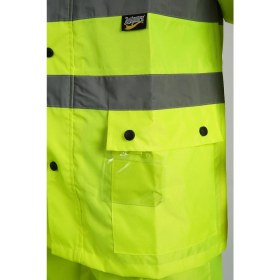 Resim Kkdavm Bestguard Yağmurluk Oxford Reflektörlü Takım Sarı 