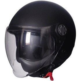 Resim Free M 612 Açık Motosiklet Kaskı-3926 Mat Siyah 