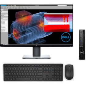 Resim Dell Optiplex 300MFF Intel I5 12500T 32GB 512GB SSD WINDOWS11PRO 21.5 Mini Masaüstü Bilgisayar N011O3000MFFM24+ZETTAUSBBELLEK 