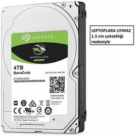 Resim Seagate 2.5 4tb 5400 Rpm 128mb Sata3 Notebook Hdd St4000lm024 