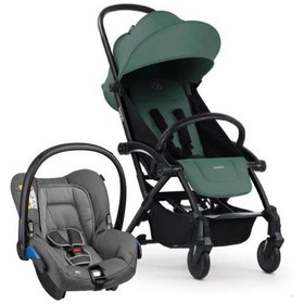 Resim Connect 3 Bebek Arabası Black-olive Travel Set Citi-2 Grey 