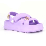 Resim Riva Shoes Kız Çocuk Sandalet Havuz Plaj Tatil Günlük Yazlık Rahat Kaydırmaz Tabanlı Kelebek Detaylı Terlik 