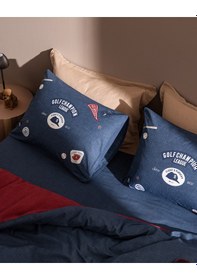 Resim Madame Coco Ruben King Size %100 Pamuk Ranforce Baskılı Nevresim Takımı - Lacivert 8684427295496 Çok Renkli 