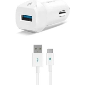 Resim Ttec Speedcharger Qc 3.0 Universal Araç Şarj Cihazı + Type-C Kablo 